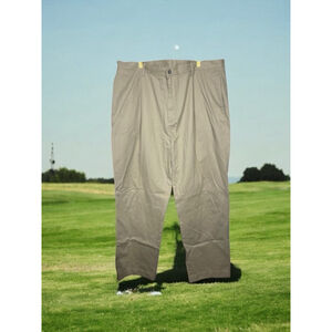 Men's 44W x 34L Callaway Golf Pants, Beige, cotton pockets casual big & tall